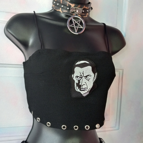 ❣️Rage Mosh 'Fit! Custom outfit w reversible skirt! Classic horror! PRICE FIRM! - Picture 2 of 8